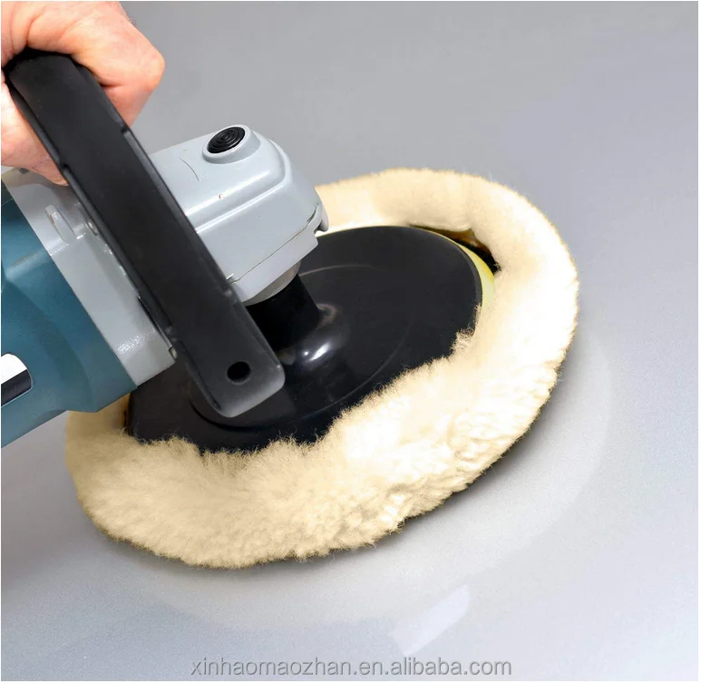 7inch Double Sided Wool and single side Polishing Buffer Pad 7 inch High Density Wool Pads