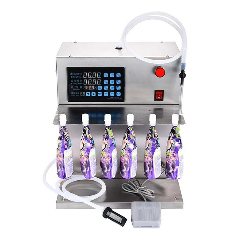 Stand-up pouch stand up bag filling machine water and liquid filling and filler