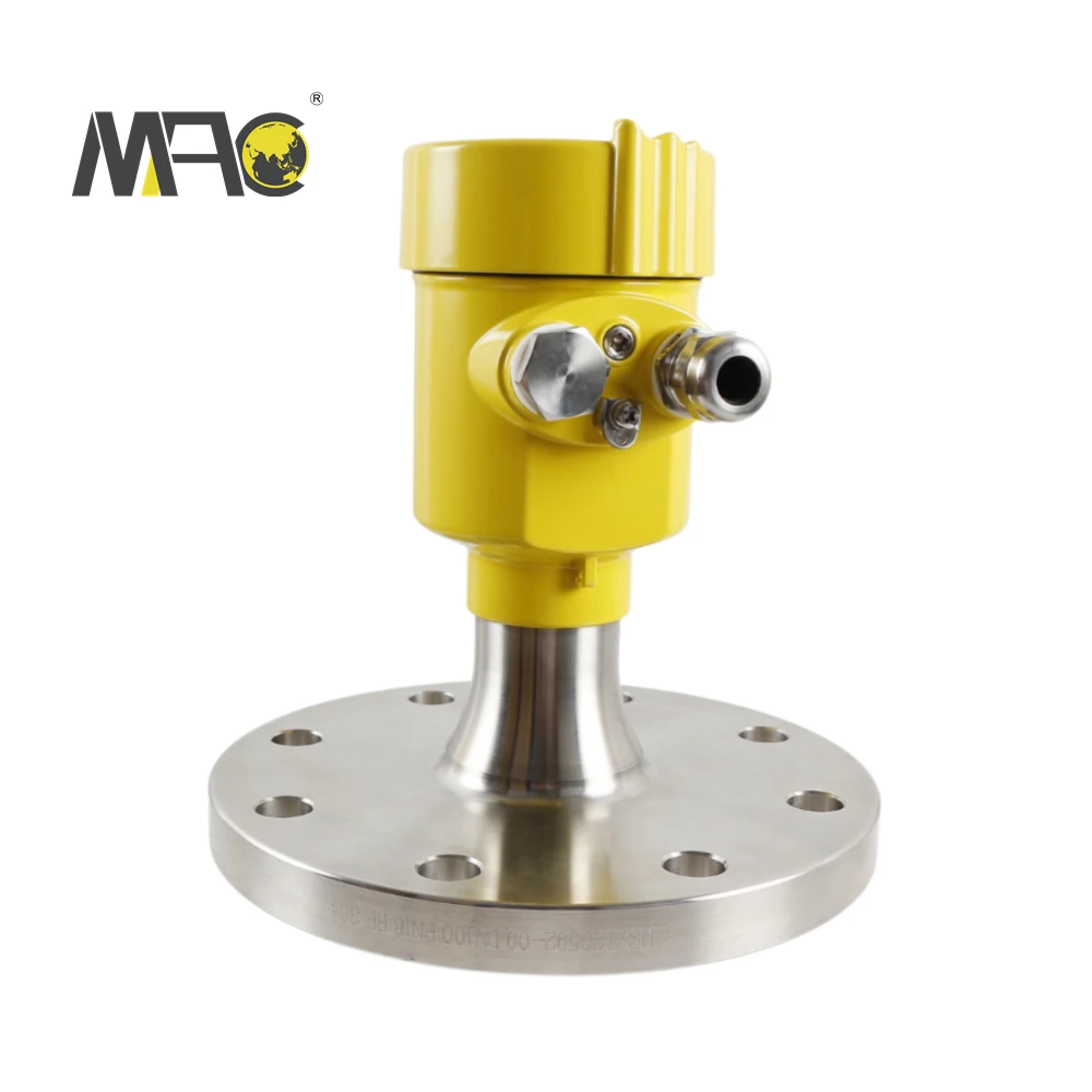 80g Ghz Intelligent Cement Silo Radar Level Control Gauge Transmitter Sensor