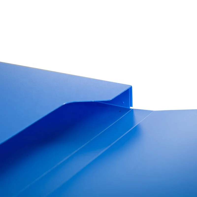 Logo Plastic Storage Document Clip Portable Case Folder A3 Size File Box