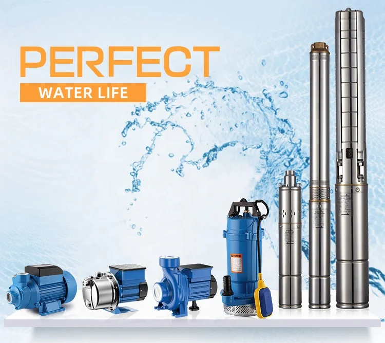 6 inch8 inch 7.5Kw 10Hp High Pressure Brushless Ac Dc Solar Powered Panel Kit with Submersible Domestic Water Pump