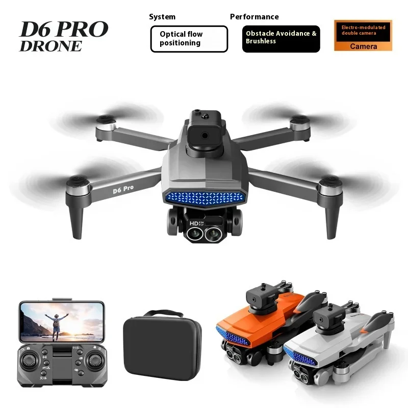 D6pro Obstacle Avoidance Drone Brushless Motor Aerial Photography Remote Control Aircraft Four Axis Drone Drone