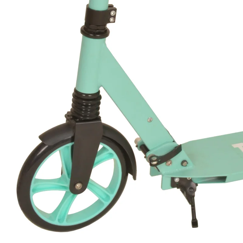 NEW Foldable two wheel adults scooter 200MM PU wheel ALU frame suspension kick stand Adjustable height city walk urban