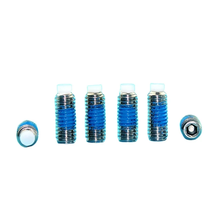 M2 M3 M4 M5 M6 Stainless Steel Green ABS Tip Set Screw Nylon Pitch Grub Screw