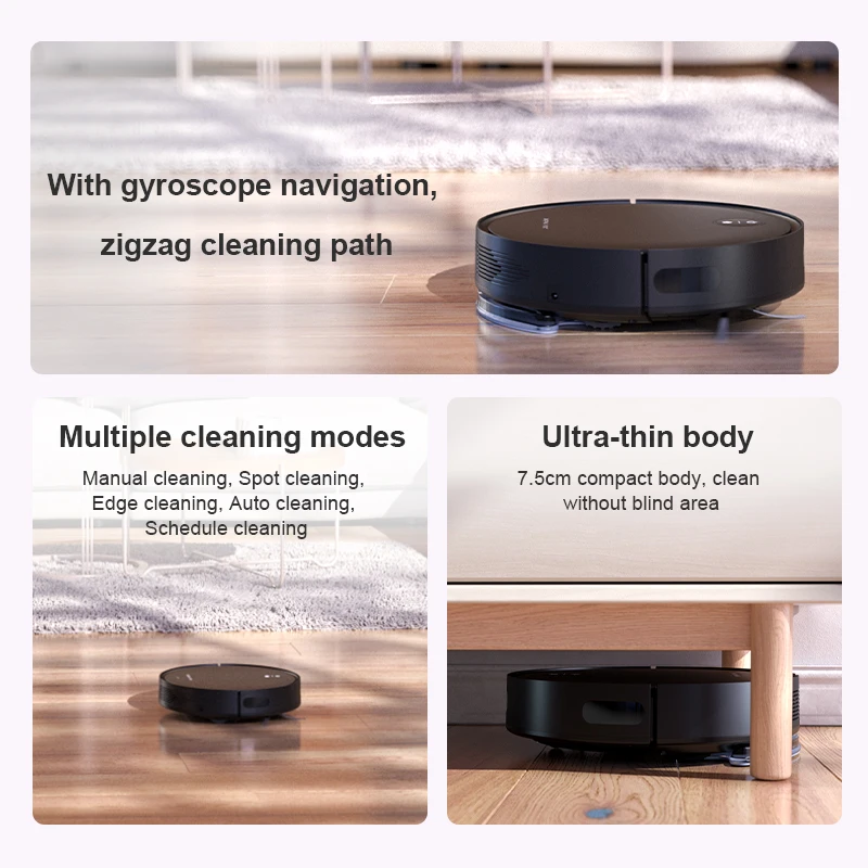 F405 Home Appliances Electric Robotic Strong Suction Sweeping Robot Mop Smart Robot Vacuum Cleaner