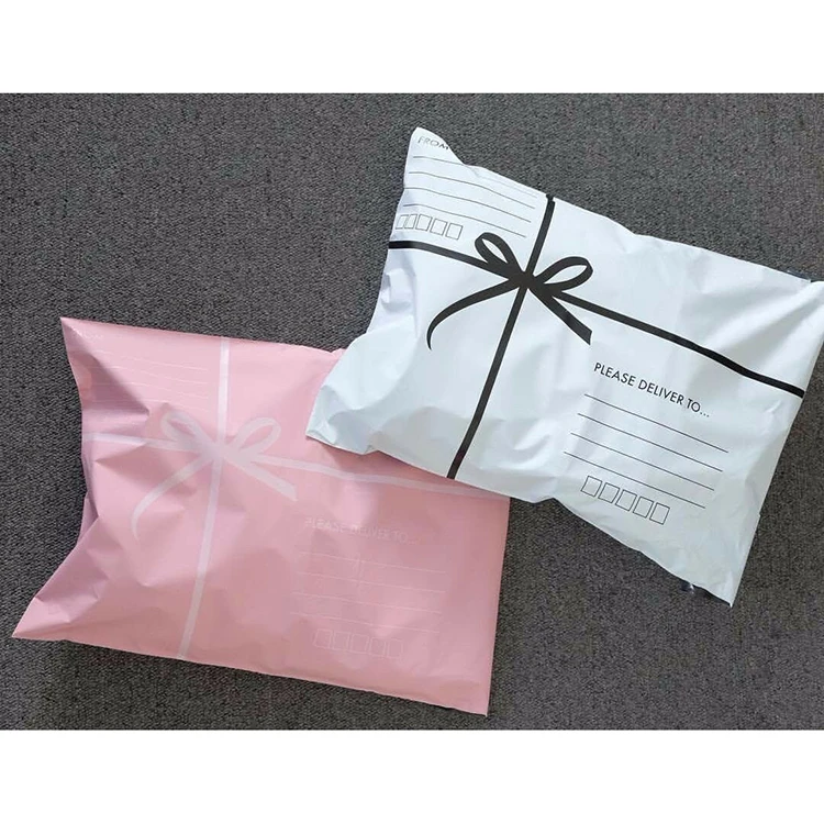 Custom Logo Compostable Postage Satchels Plastic Envelopes Shipping Courier Biodegradable Poly Mailer Mailing Bags For Clothing