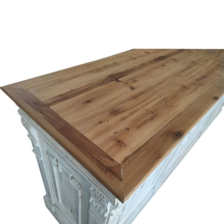 Wedding Party Pub Funiture garden bar table chinese style old fir banquet bar tables