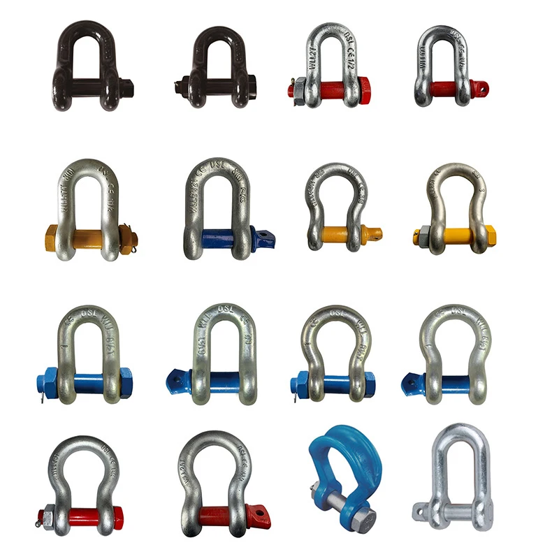 G-2150 D Shackles 7/8 inch D-type D Rigging Shackle 6.5T Marine Use Hardware Shackle