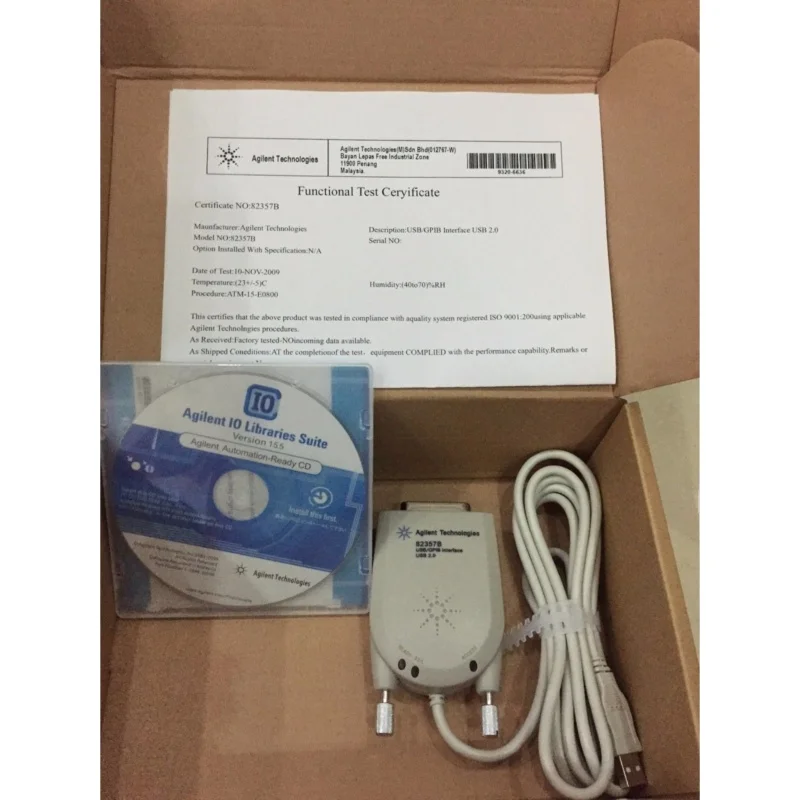 New In Box HP Keysight Agilent 82357B USB-GPIB Interface High-Speed USB 2.0