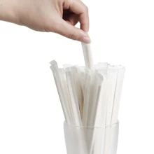 100pcs Disposable Bamboo Stirring Flat Individual Paper Wrapped Bamboo Stir Stick Espresso Coffee Stirrer