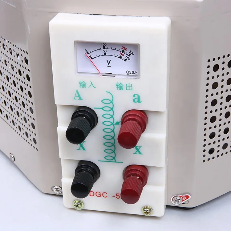 5KVA 220VAC вход и 0-250V Выход однофазного напряжения Variac