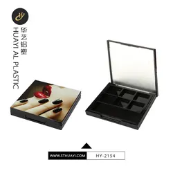 custom 3D printing wholesale makeup eyeshadow 6 colors packaging box