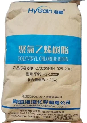 Polyvinyl chloride PVC Resin Of China PVC granules Producer 25kg Virgin Injection Grade SG3 SG5 SG7 SG8