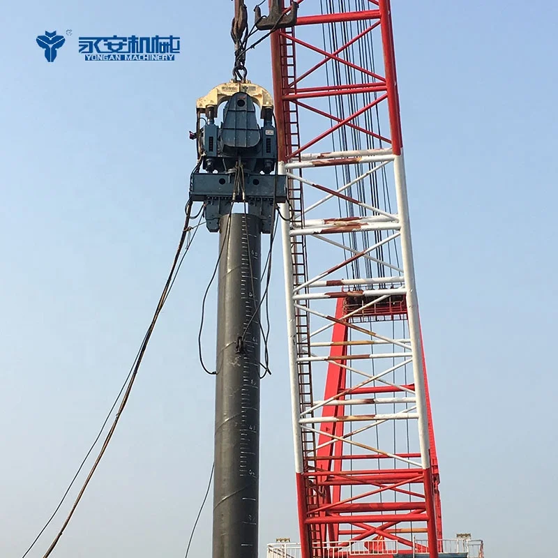 
DZ45 Crane Lifted Type Piling Machinery Electric Vibratory Pile Driving Hammers for sale 