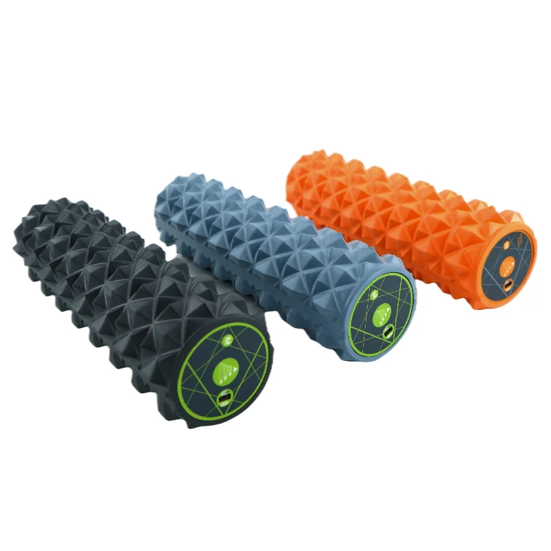 2023 New Electric Foam Roller Battery Foam Roller EVA material Fitness vibrating Foam Roller