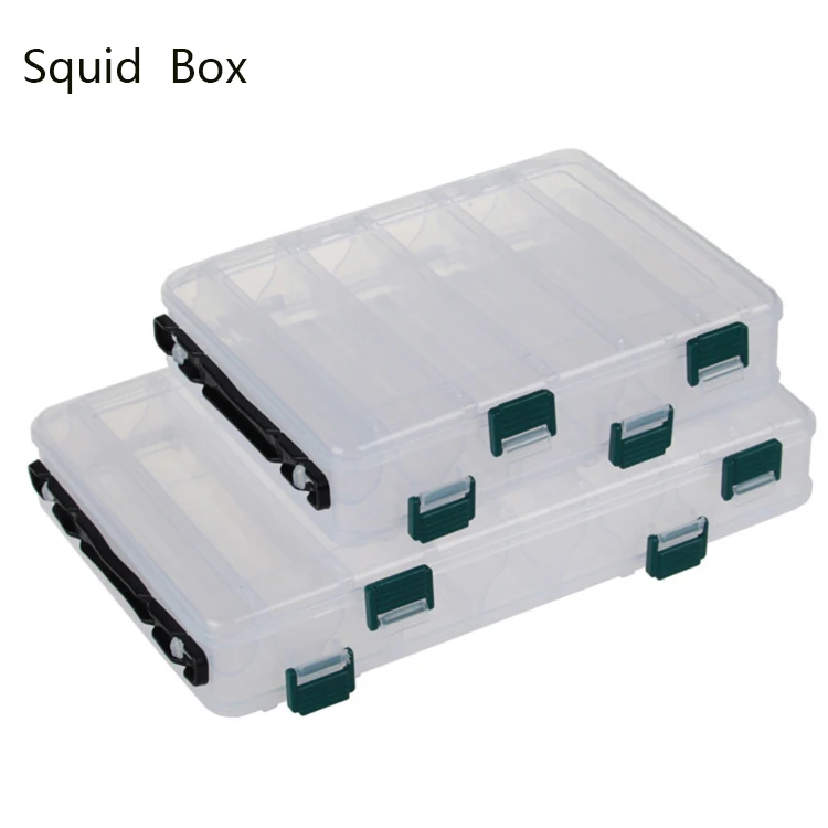 Оптовая продажа, недорогая портативная Водонепроницаемая коробка для рыболовных снастей двойного размера из полипропилена