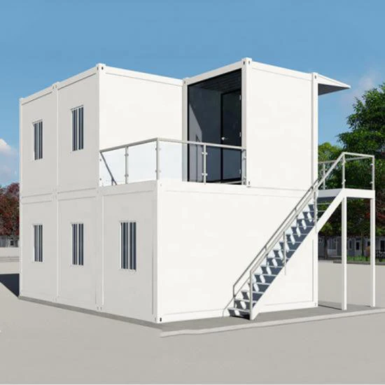 double story prefabricated light steel structural sandwich panel mobile homes cheap price prefab container houses for living