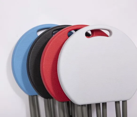 Portable Outdoor Small Round With Metal Legs Lightweight Folding Stool