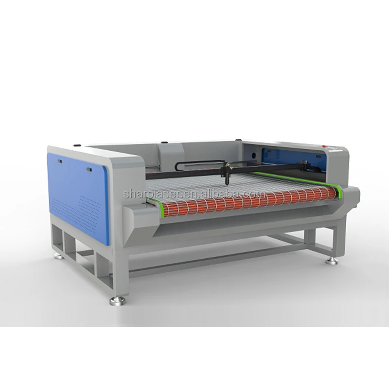 Autofeed Fabrics Home Textile Cloth Laser Cutting Cutter Machine 150w
