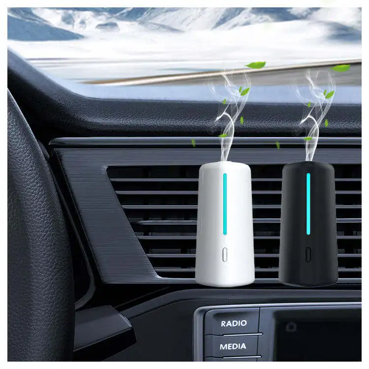 Usb Rechargeable Electric Mini Ultrasonic Waterless Freshener car aroma Diffuser Portable