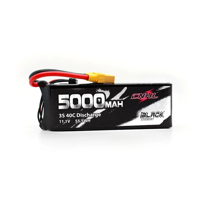 cnhl black series 5000mah 11.1v 3s 40c lipo battery  with xt90 plug