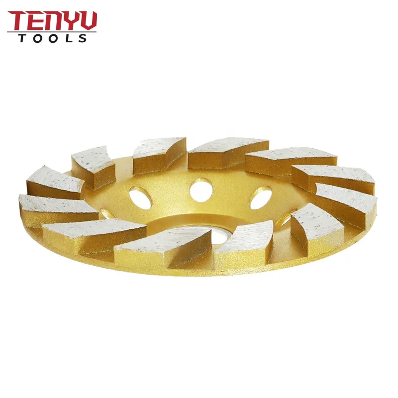 4 Inch Concrete Diamond Cutting Cup Grinder Stone Sanding Blade Grinding Wheel Disc for Angle Grinder