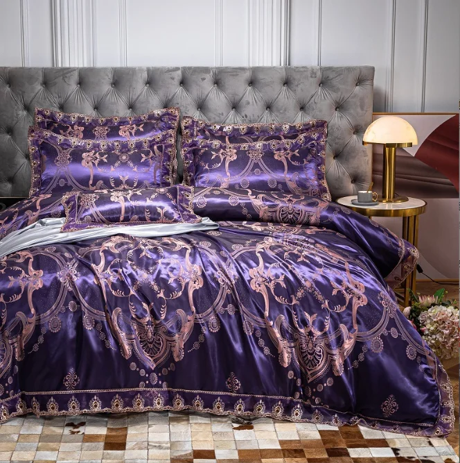 Factory Price 4pcs Bedding Sheet Set - Super Soft and Stylish Geometric Design for Home and Hotel