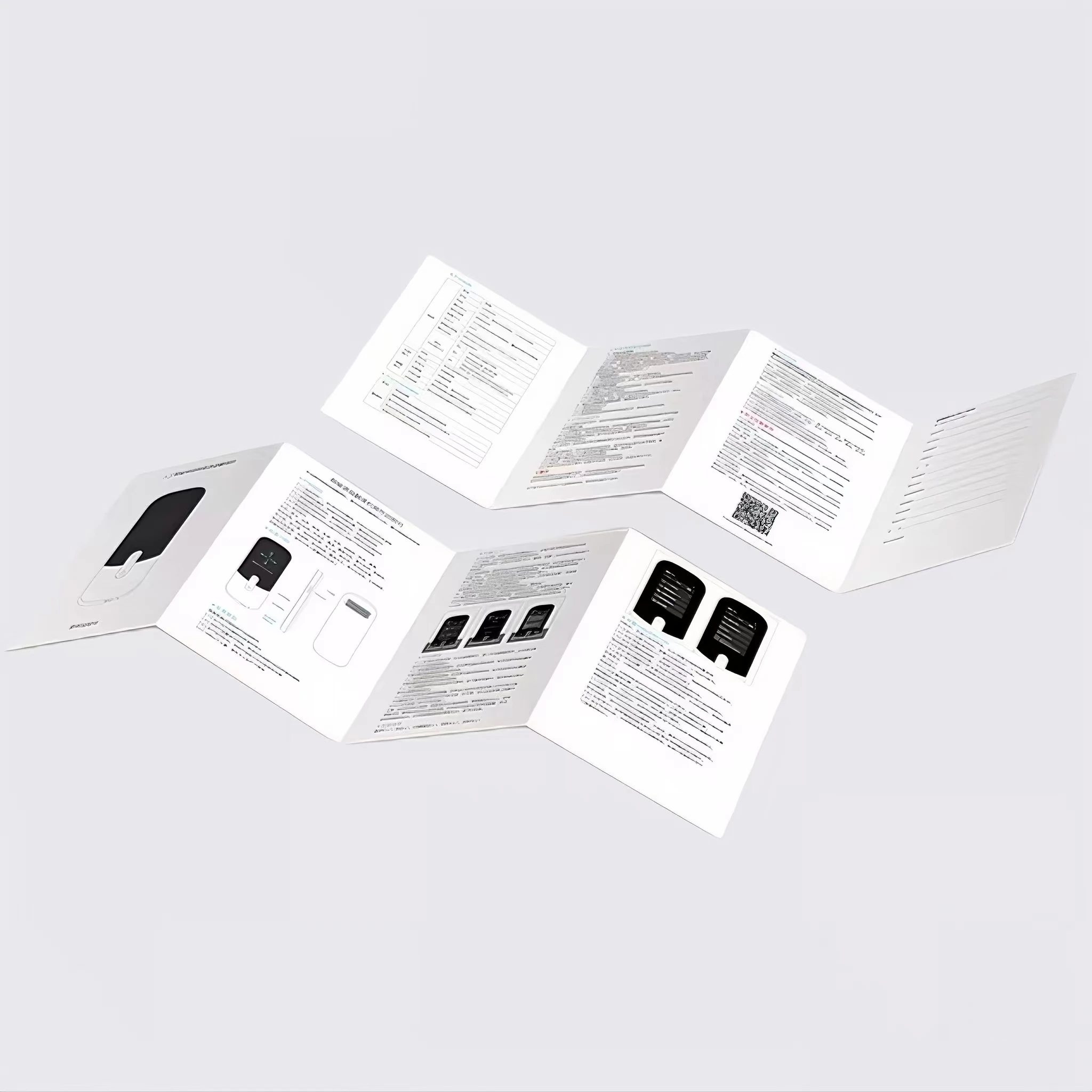 Custom Free Samples Printing Luxury Leaflet Fold Flyers Brochure Booklet Instruction Manual