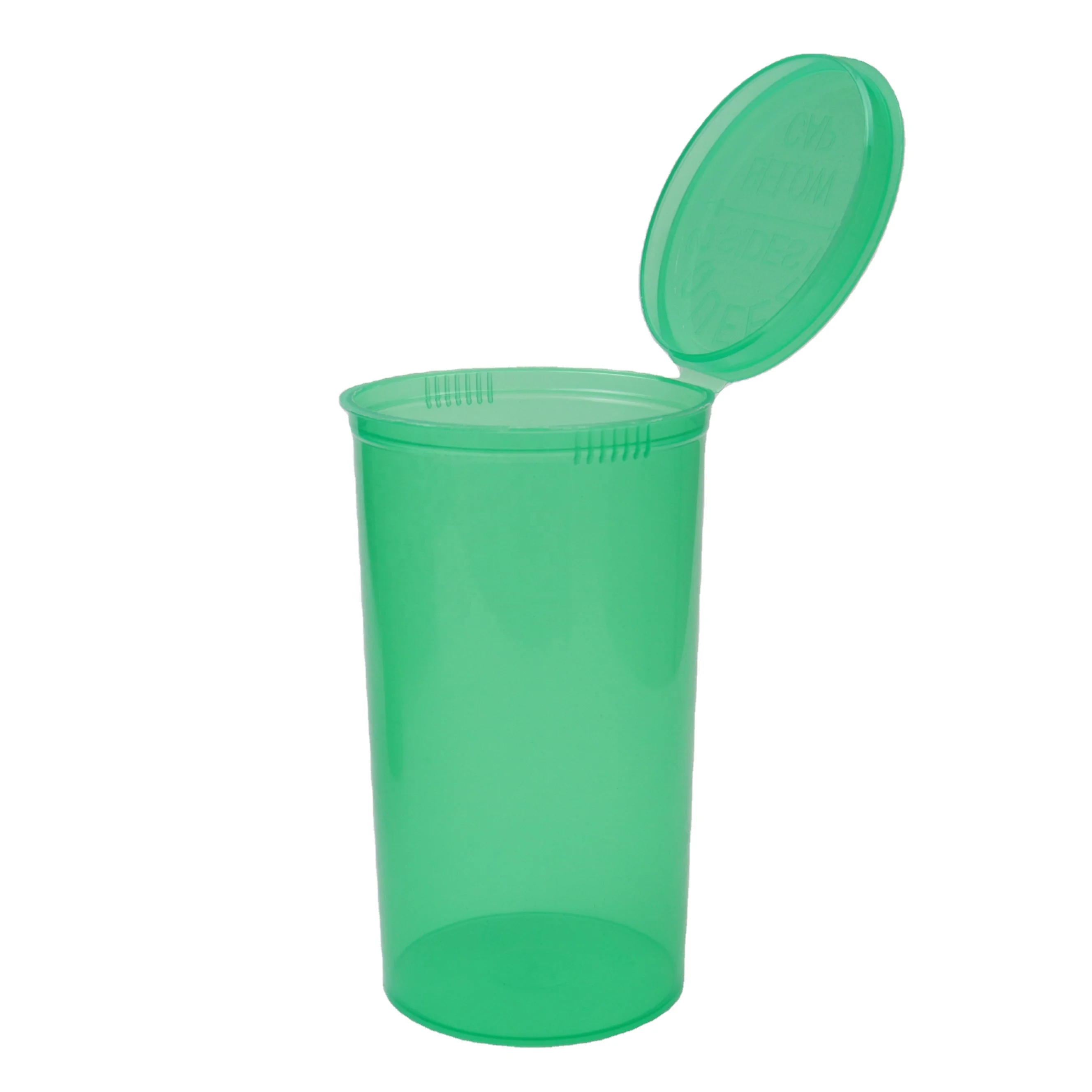 Hot Selling 160dr Childproof Flower Pop Top Squeeze Bottles Pharmacy Prescription Pill Capsule Container