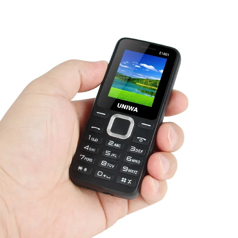 UNIWA E1801 беспроводной fm-радио 1 77 дюймов экран двойная SIM Поддержка вибратор мобильный