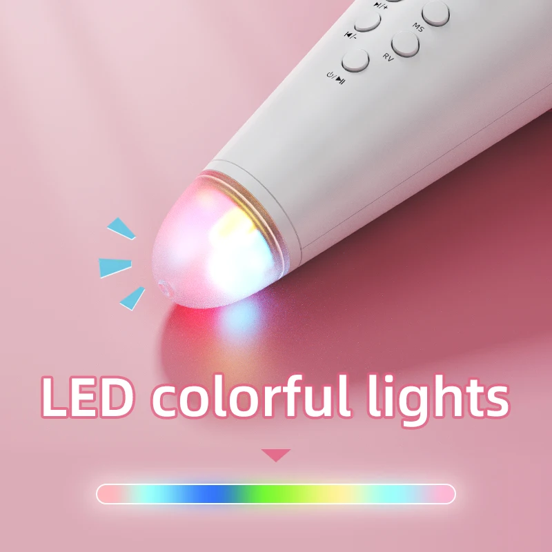 Amazon Top 1 Kids Portable USB Mini KTV Music Room Speaker 2 in 1 Wireless Karaoke Microphone