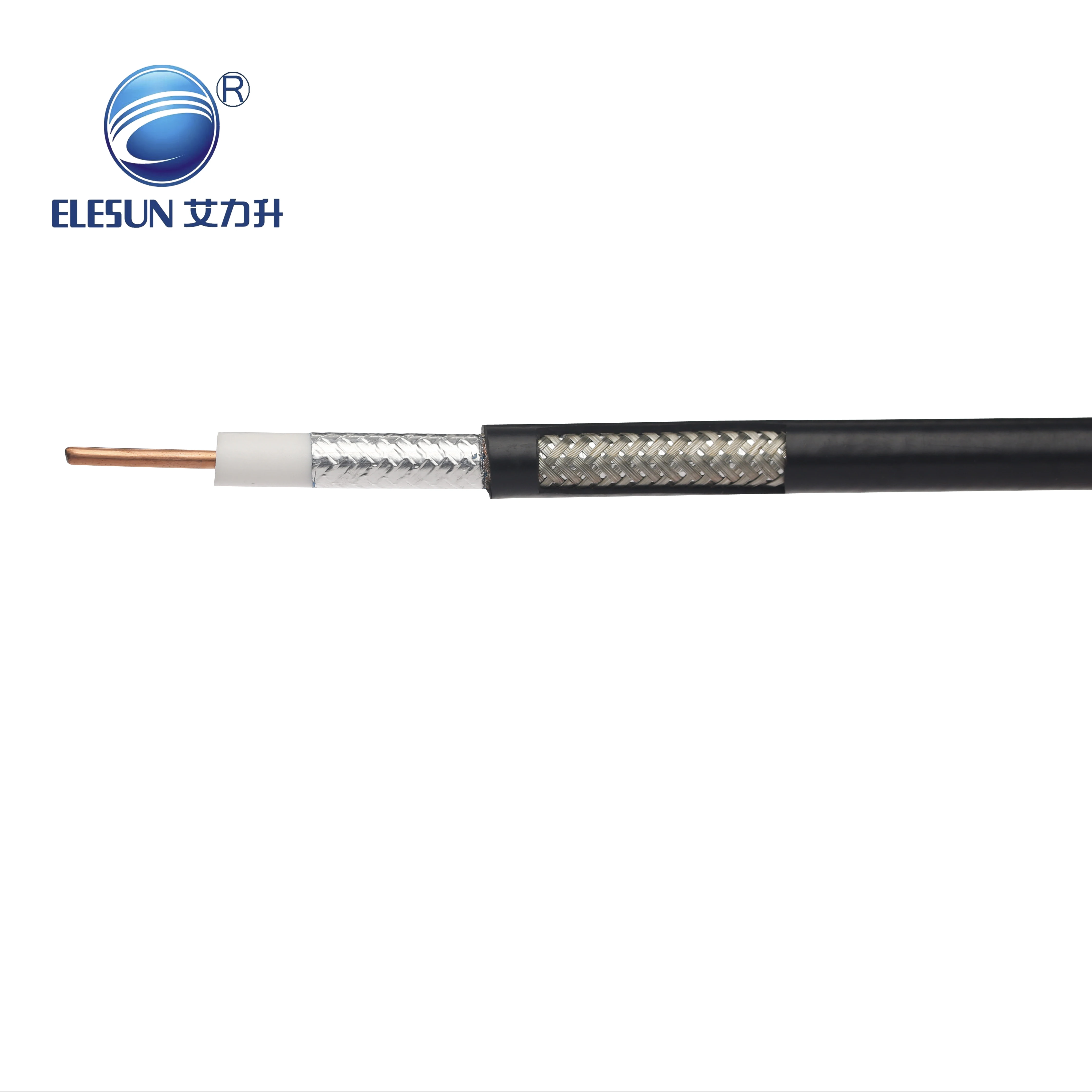 low loss rf RG11 RG12 BC CCA CCS coaxial cable with LSZH PE jacket