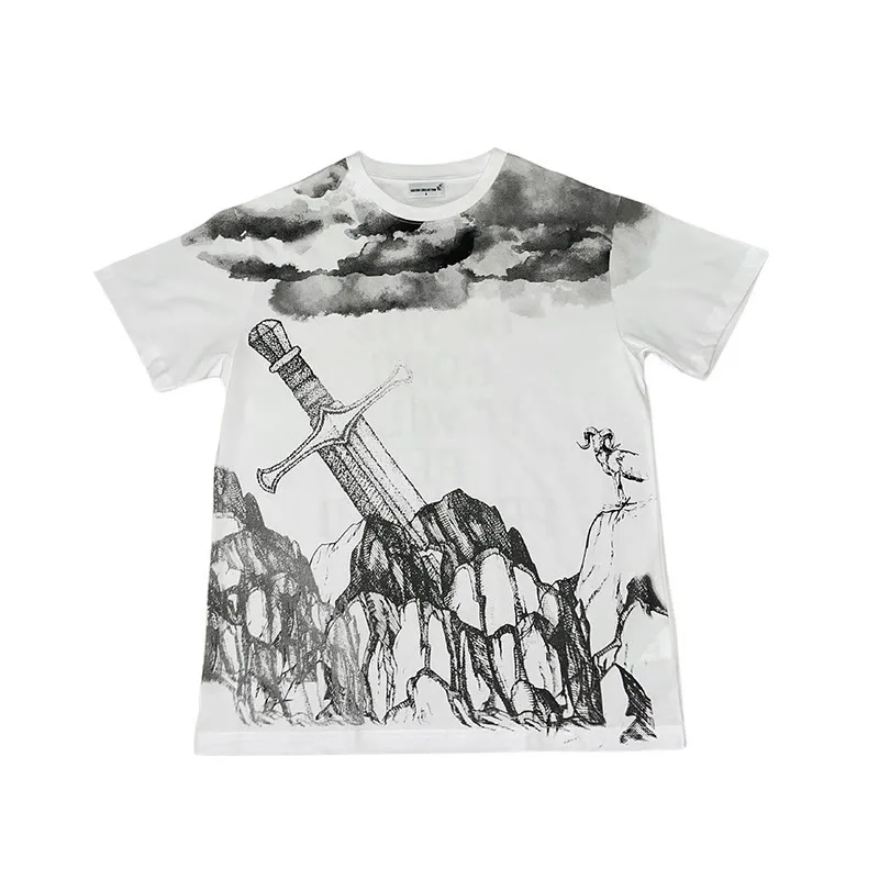 High Quality Boxy Heavyweight T-shirt Printing Plain T Shirt Manufacturer Unisex Cotton Blank Custom T Shirt For Men