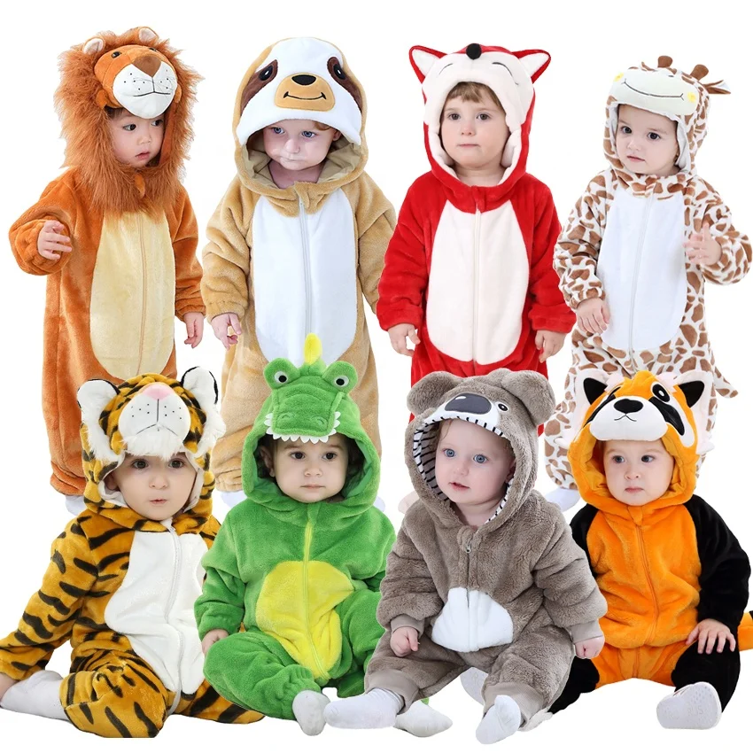 Wholesale Baby Kindergarten Performance Animal Costumes Outfit Toddlers Forest Animals Series Rompers