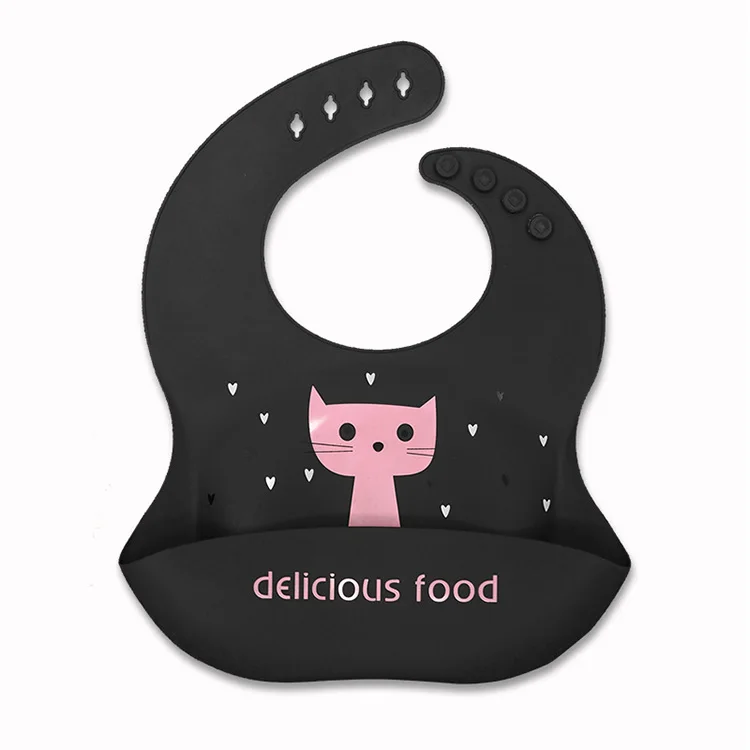High Quality Soft Bibs Food Grade Silicone Baby Bib