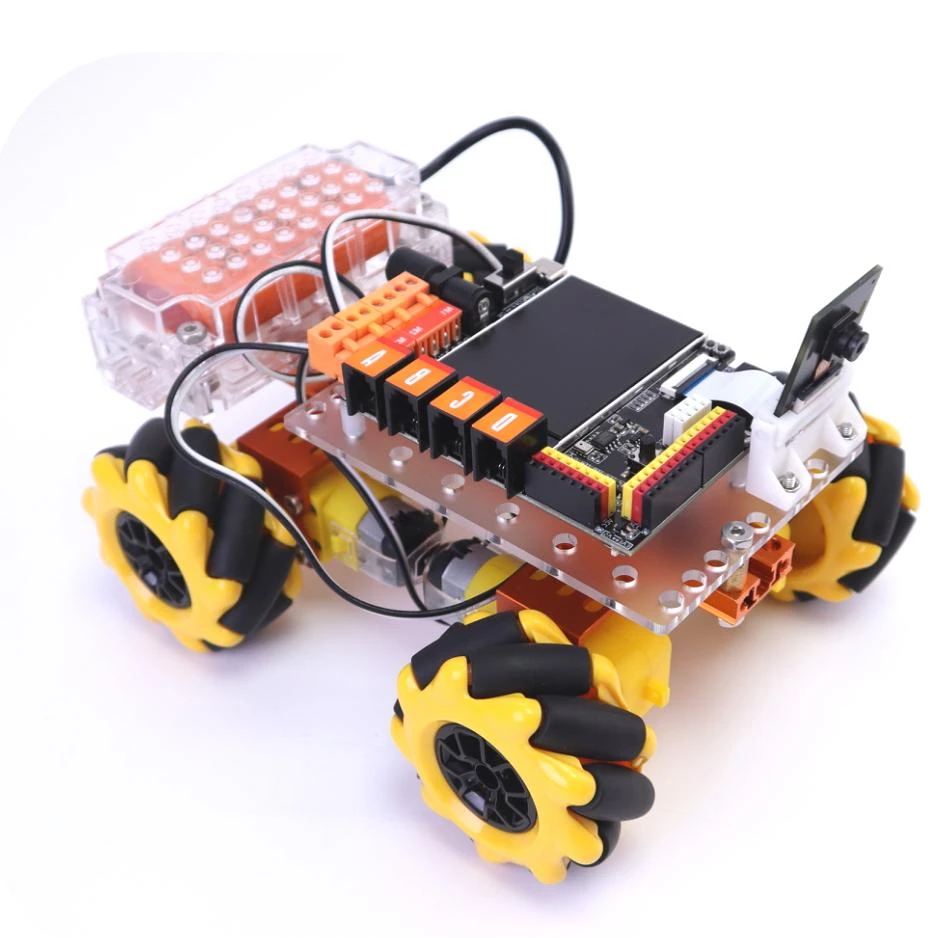  Программируемый паровой умный робот 4WD Mecanum wheel K210 AI образовательные платы и комплекты для