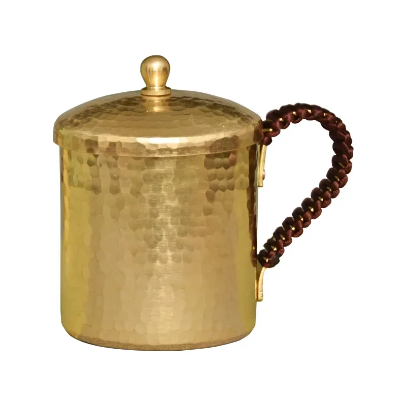 Premium Quality Moscow Mule Mug Hammered Cups Heavy Yellow Copper Rose Gold 100% Handcrafted Pure Solid Brass Mugs