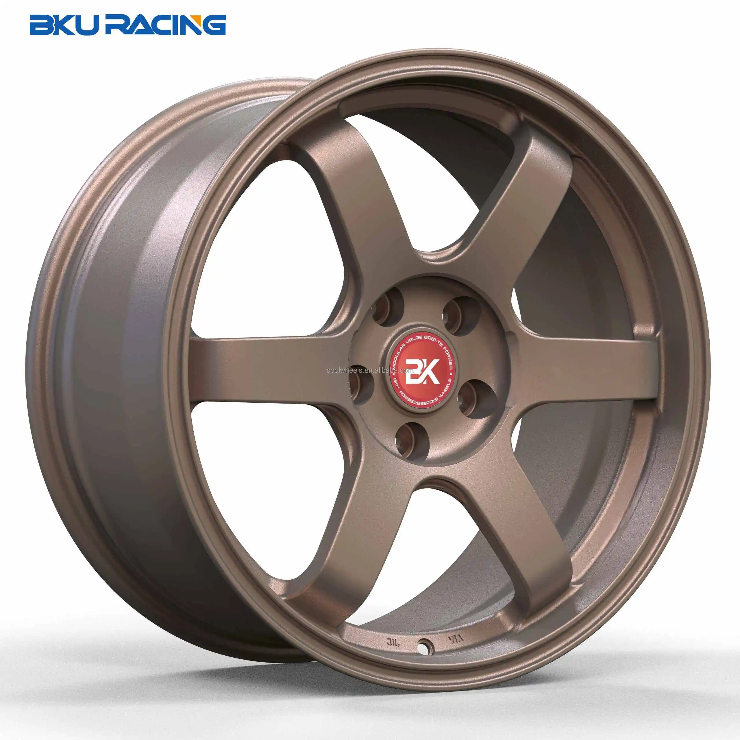 Bku racing 5x112 wheels 17 18 19 20 inch dark gold Passenger Car Wheels hubs rims jantes for JDM wheels civic accord mazda mx5