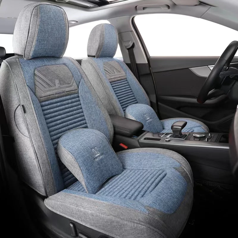 Wholesale universal seamless all inclusive leather easy to clean breathable car seat covers