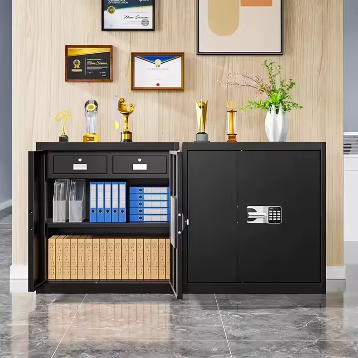 Electronic Password Steel Safe Box for Home and Office Security Fireproof and Waterproof Steel Safe for Document Storage