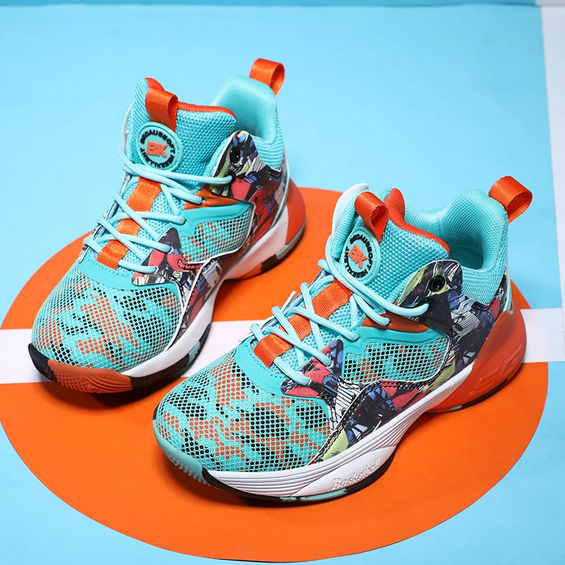 BKG Fashion Customized Wholesale Breathable Shoes for 8 Year Old Boy Children Sports Shoes Amazon Kids Sneakers
