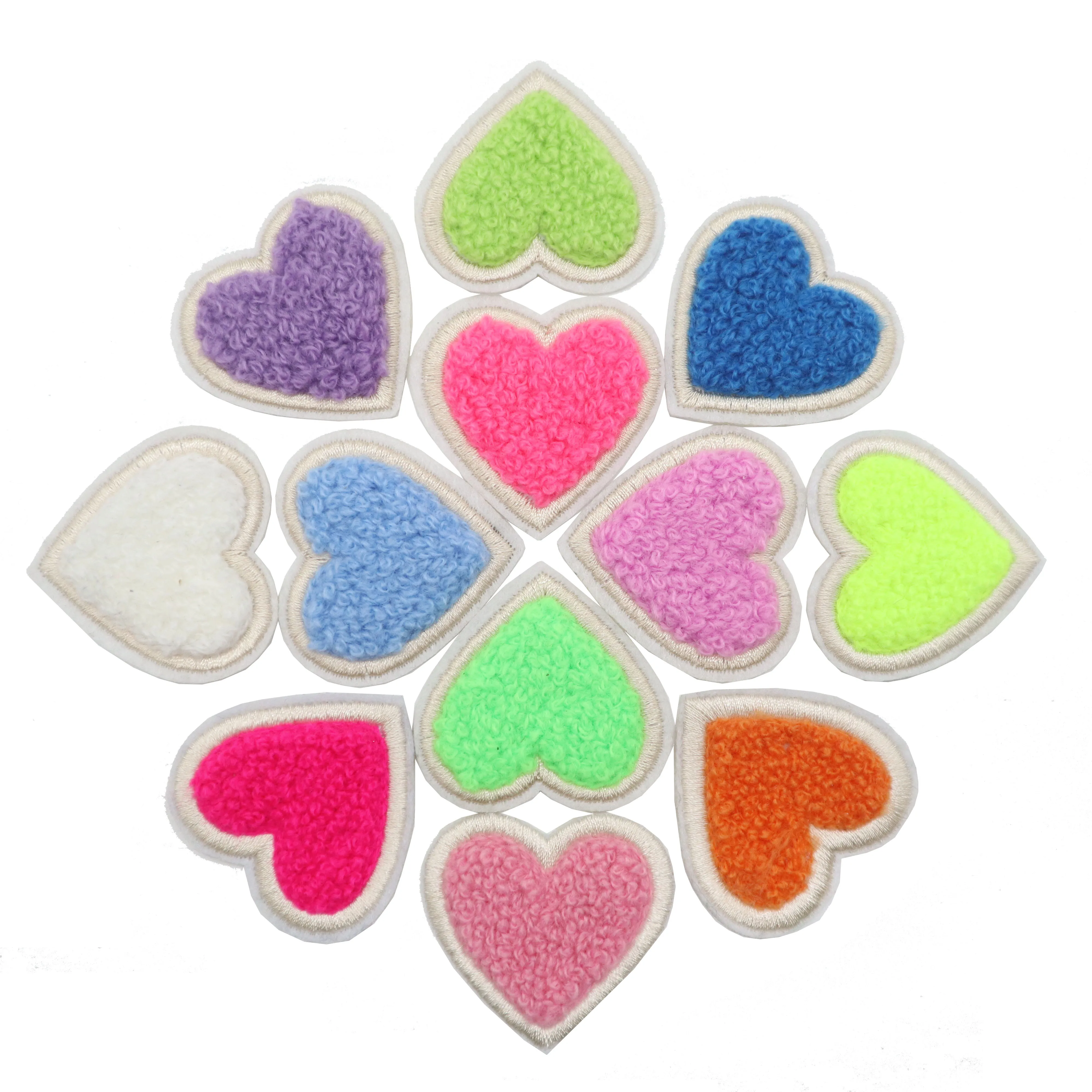 custom chenille patches Embroidered Chenille alphabet jacket patches letter towel chenille fabric embroidery patches