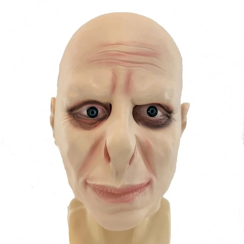Halloween Costume Mask Lord Latex Voldemort Mask Harry Cosplay Movie Character Party Festival Props Decoration Party Mask