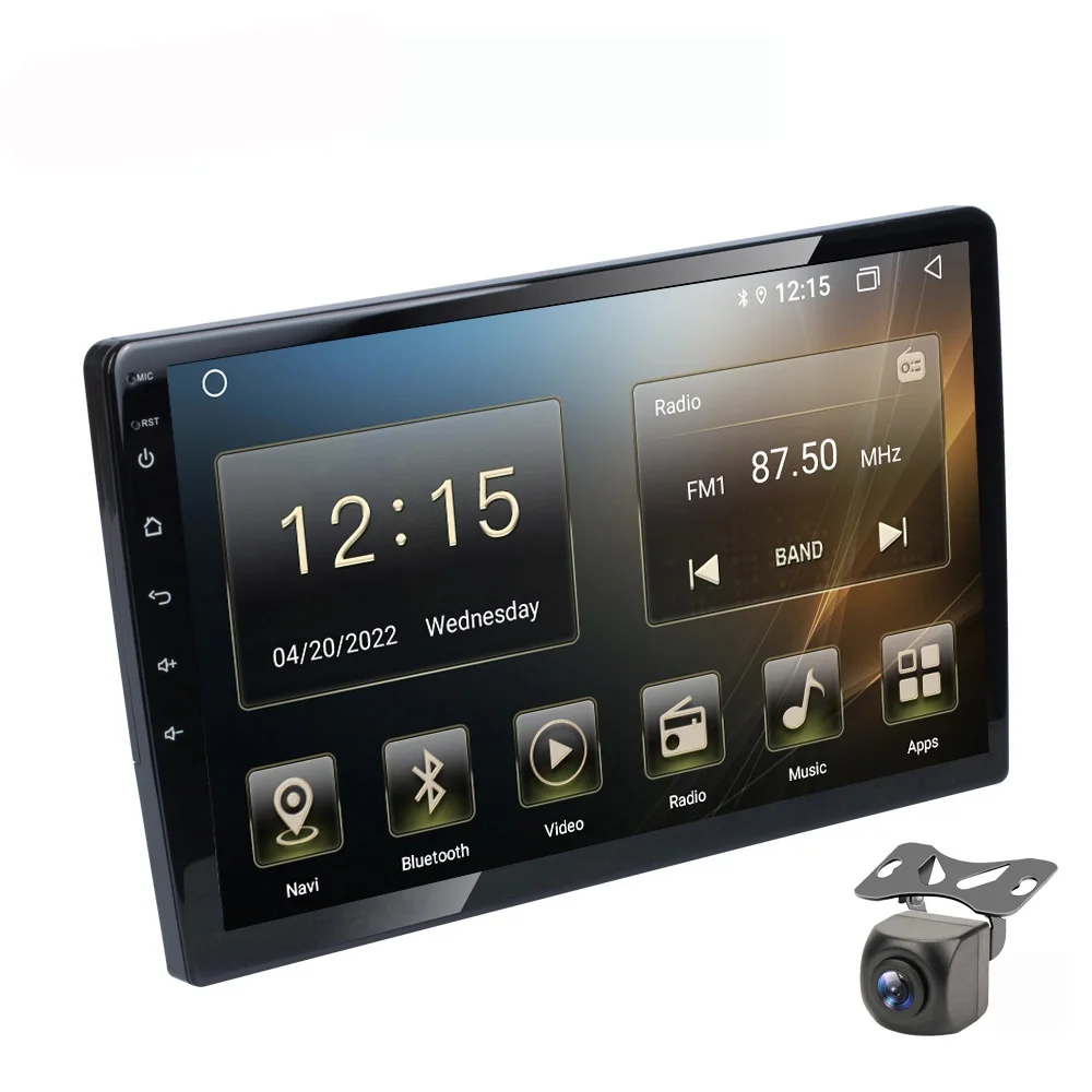 Univer Android Car Stereo Double DIN 9/10.1 Inch 2USB with CarPlay Am/FM WiFi Bluetooth Video Output Car Radio
