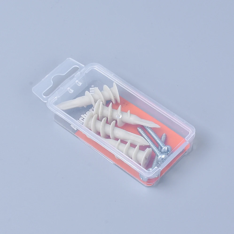 Shanfeng 8 Pieces Nylon Drywall Screw Anchor Kit