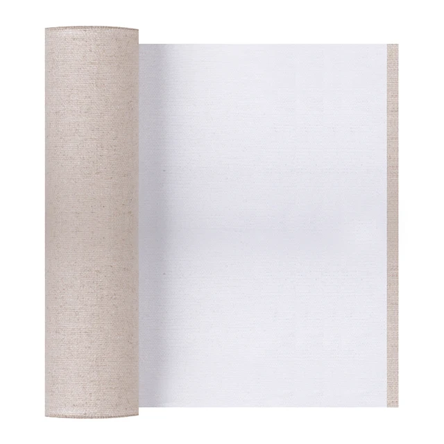 Linen canvas,Transon artist painting canvas roll.170cm wide triple acid-free prime with acrylic gesso artis linen canvas.