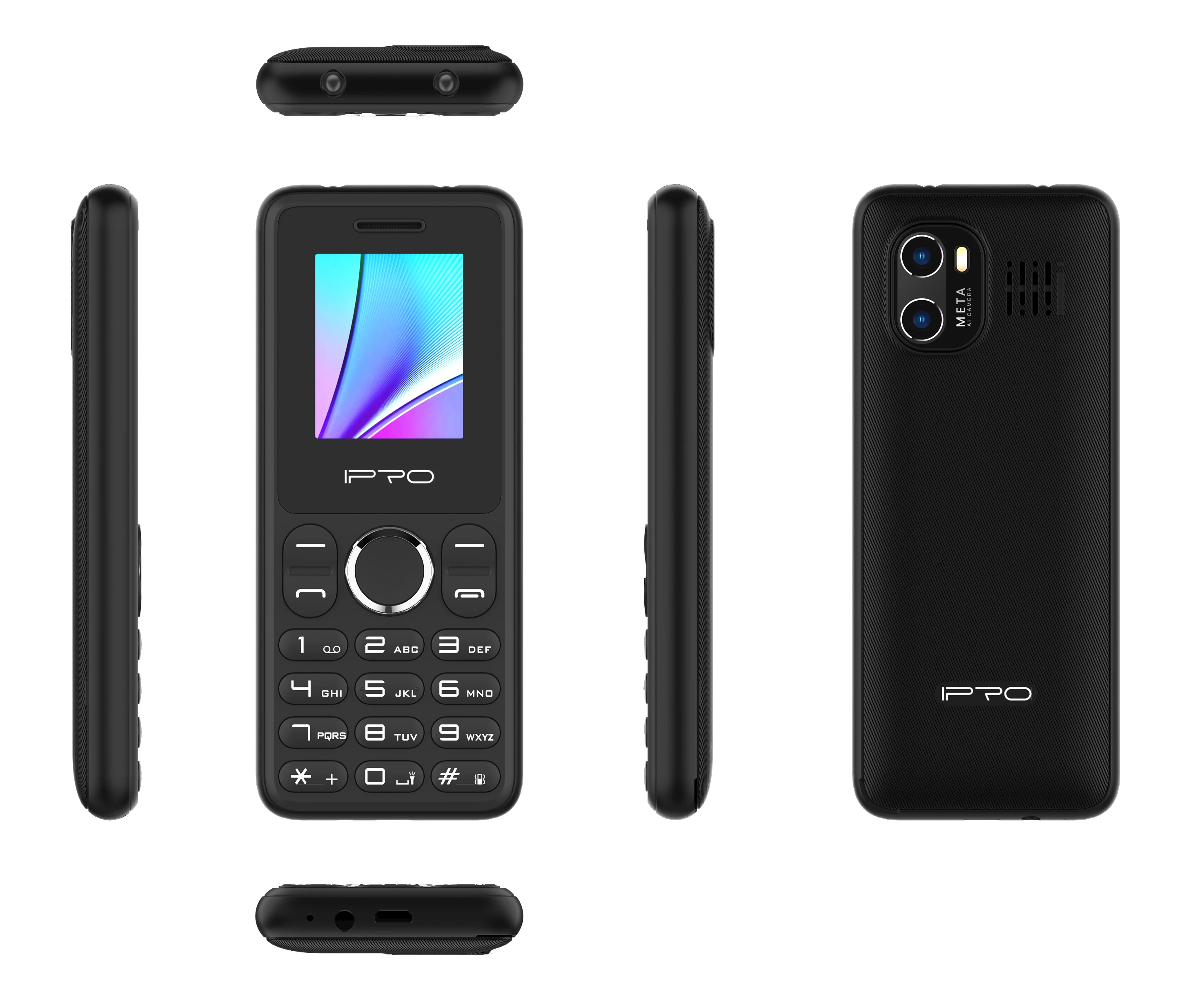 Cell phone manufactures Wholesale OEM 4G Feature Phone 1.77inch Keyboard Phones with Nice Design