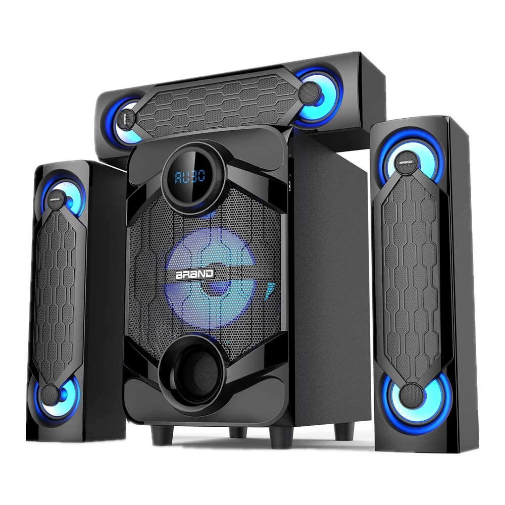 TK-1201 multimedia speaker 2.1/3.1/5.1 Home Theater System speaker System With BT/FM/USB/MP3/SD/Remote Rontrol