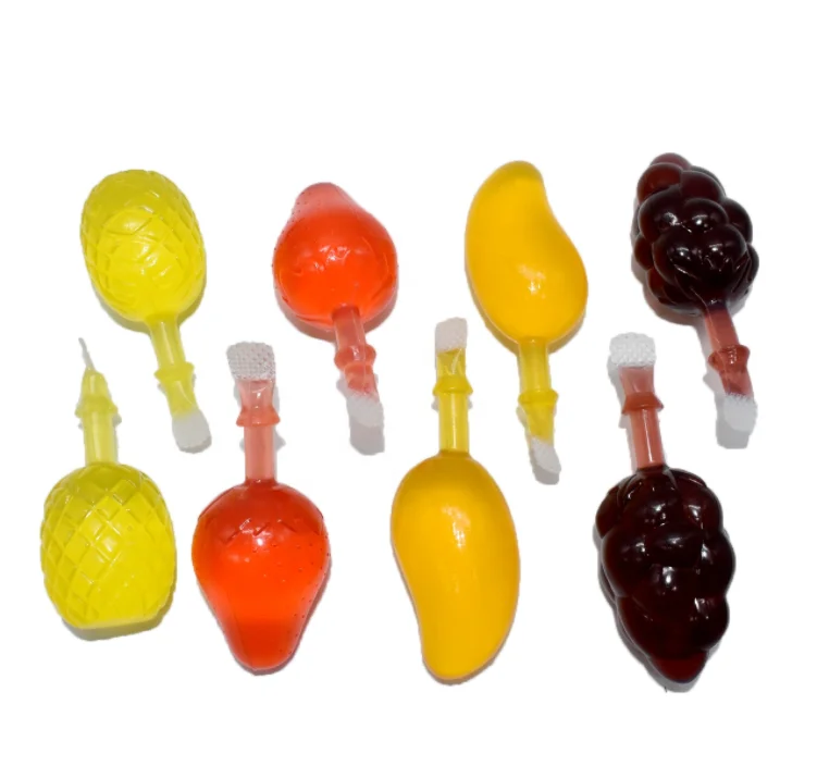 Halal Assorted Yummy Fruit Suck Jelly Drink Fruit Shape Jelly Candy