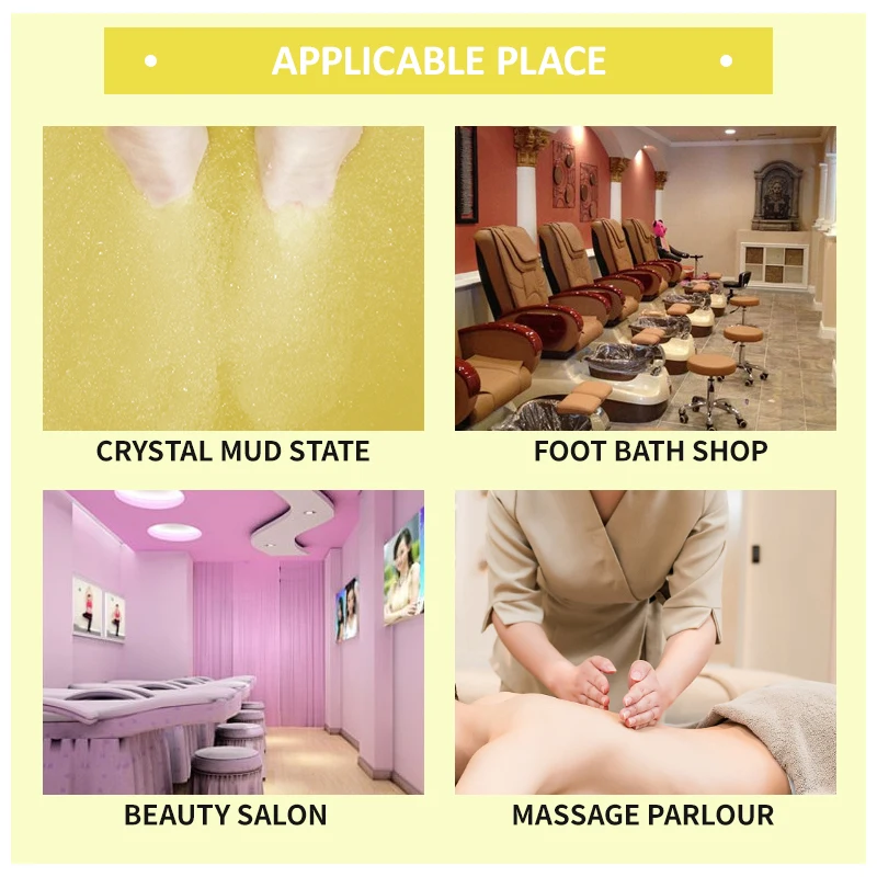 Lemon Soak Foot Jelly With Spot Wholesale Factory Price